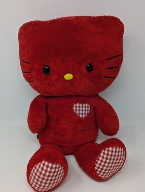 Build A Bear Hello Kitty Red Gingham Sanrio